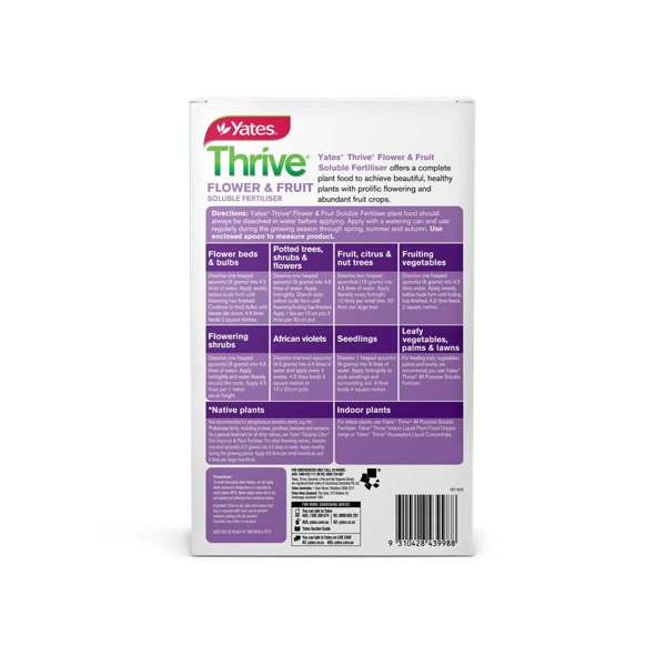 Yates Thrive Flower & Fruit Soluble Plant Food 1kg