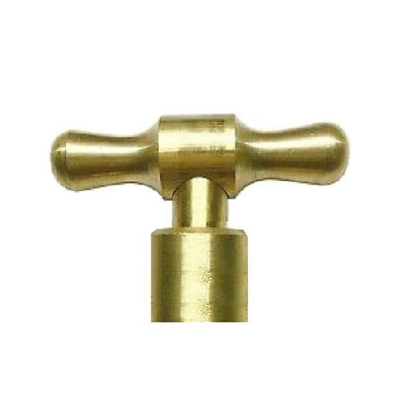 Mildon Vandal Proof Hose Cock Loose Key Brass