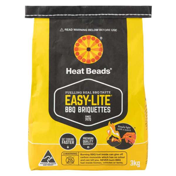 Heat Beads Easylite BBQ Briquettes 3kg