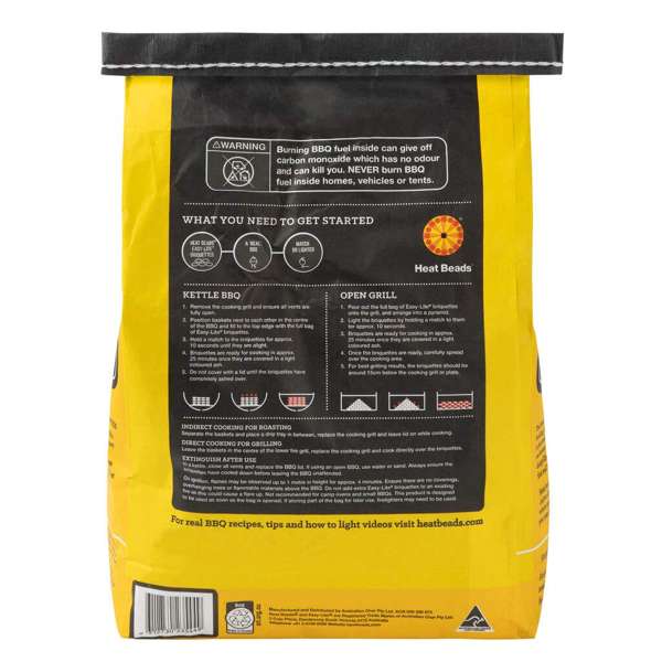 Heat Beads Easylite BBQ Briquettes 3kg