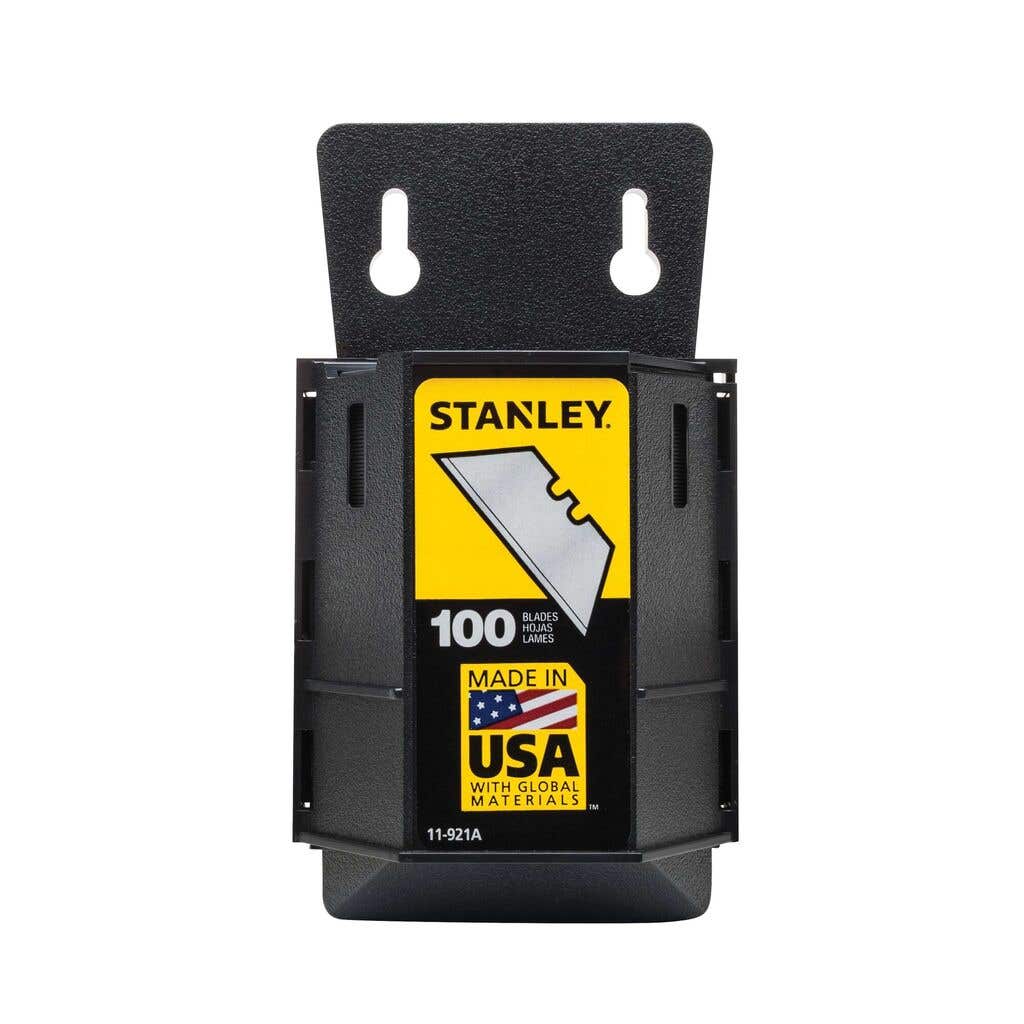 Stanley Utility Knife Heavy Duty Replacement Blades 62mm 100 Pack