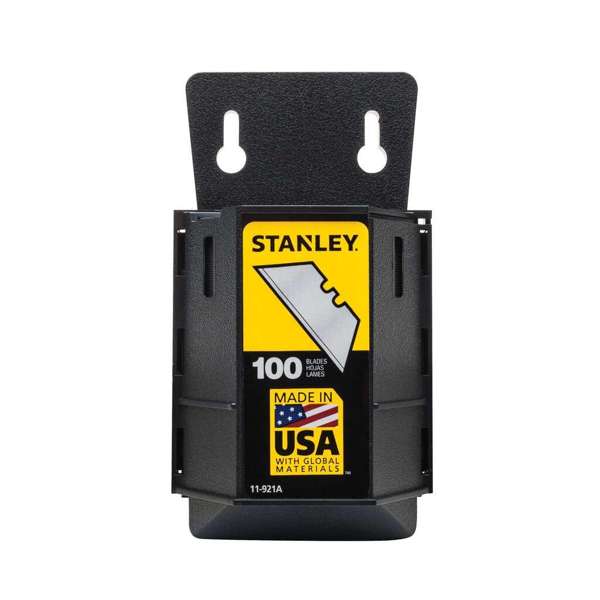 Stanley Utility Knife Heavy Duty Replacement Blades 62mm - 100 Pack