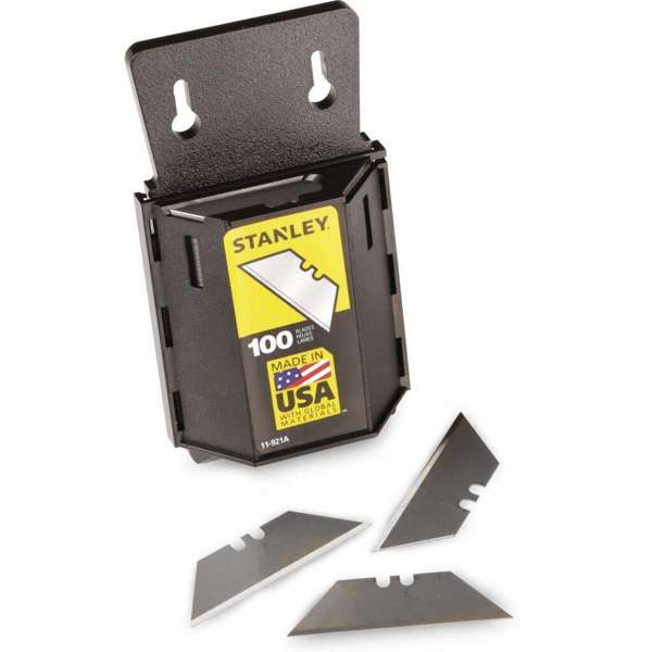 Stanley Utility Knife Heavy Duty Replacement Blades 62mm - 100 Pack