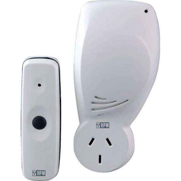 HPM Wireless Piggyback Socket Door Chime