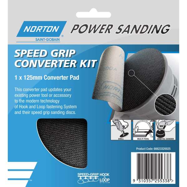 Norton Speed Grip Converter Kit 125mm