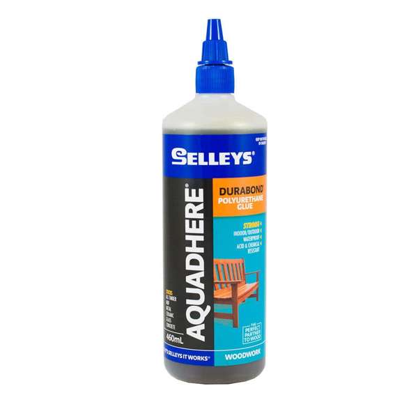 Selleys Aquadhere Polyurethane Wood Glue Durabond Adhesive 460ml