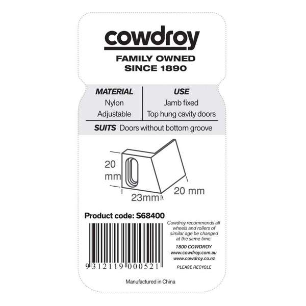 Cowdroy Cavity Door Guide Set