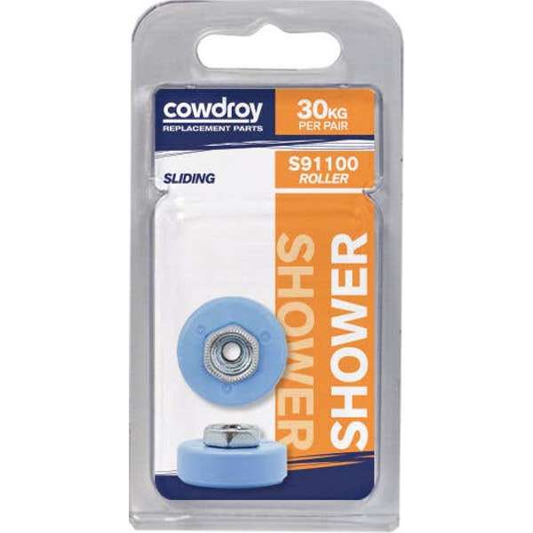 Cowdroy Flat Wheel & Screw 19mm - 2 Pack