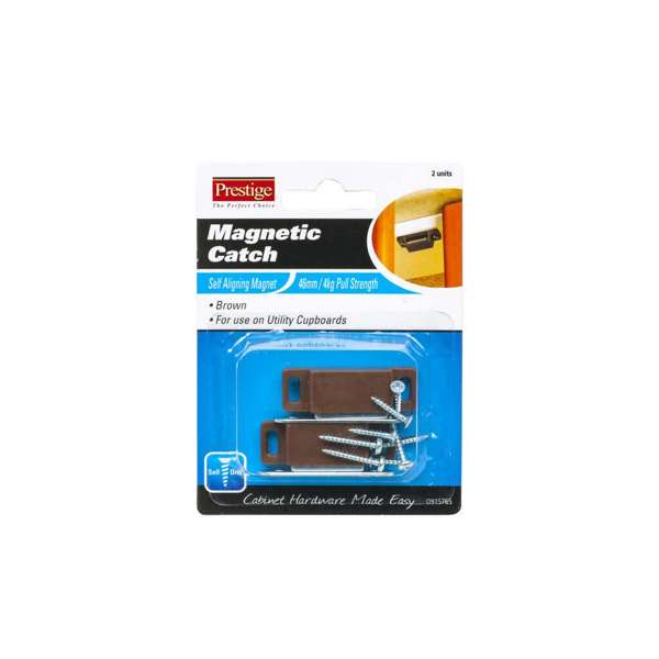 Prestige Magnetic Catch Heavy Duty Brown 4kg - 2 Pack