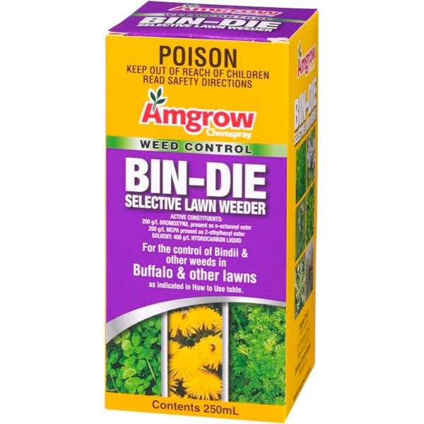 Amgrow Bin-Die Selective Lawn Weeder Concentrate 250ml