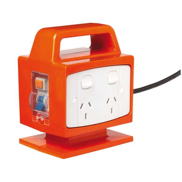 Arlec 4 Outlet Portable Power Block with Safety Switch