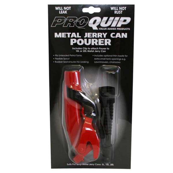 Pro Quip Metal Jerry Can Pourer with Plastic Flexi Tip