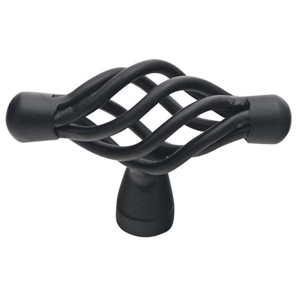 Prestige T Twist Knob Matte Black 71mm