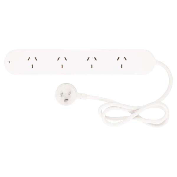 HPM 4 Outlet Wide Spaced Surge Protected Powerboard