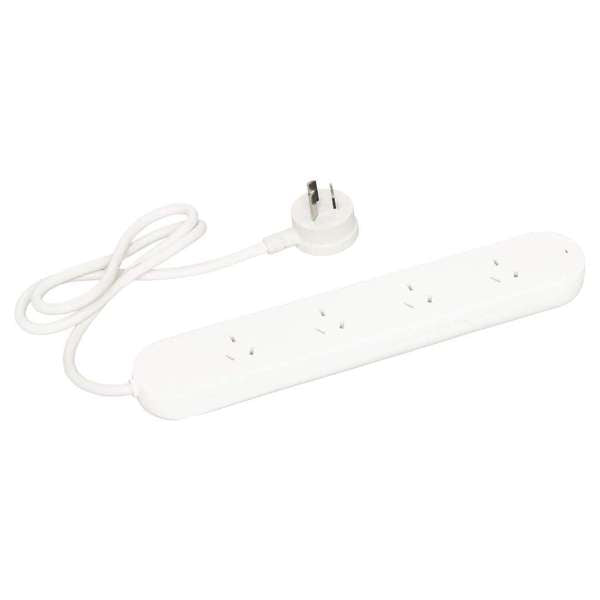 HPM 4 Outlet Wide Spaced Surge Protected Powerboard