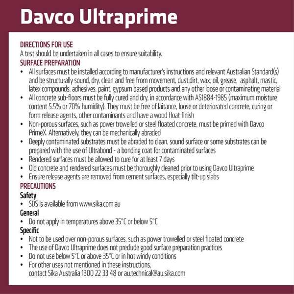 Davco Lanko 124 Ultraprime Acrylic Surface Primer 1L