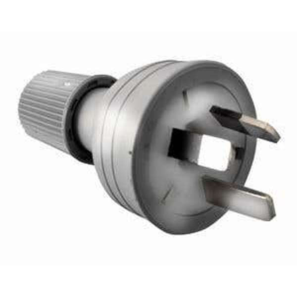 HPM 10A 3 Pin Plug Top Grey