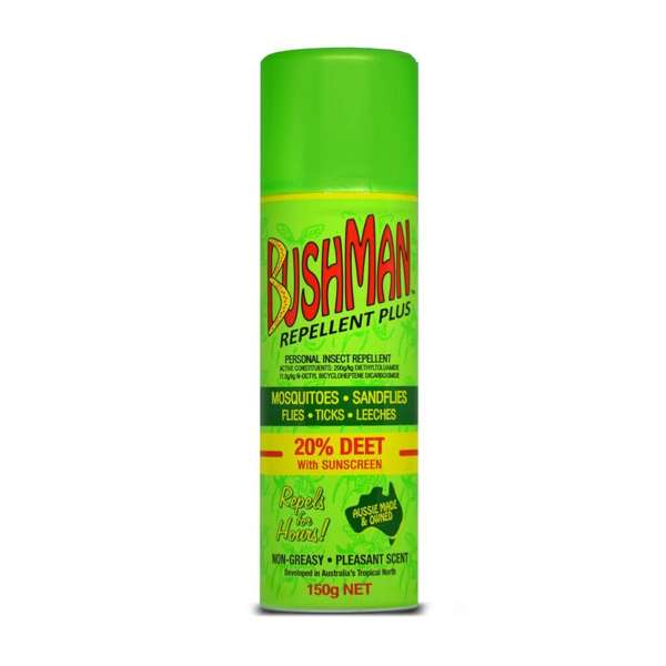 Bushman Repellent Plus Insect Aerosol 20% Deet 150g