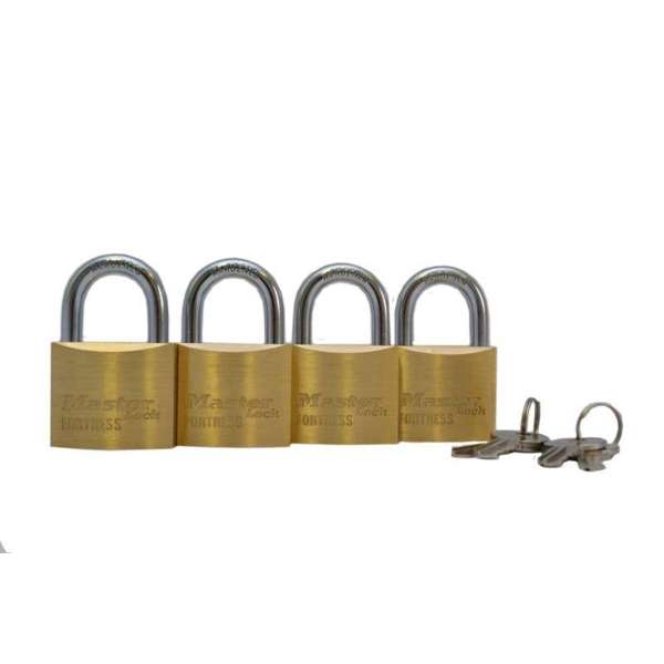 Master Lock Fortress Padlock 40mm - 4 Pack