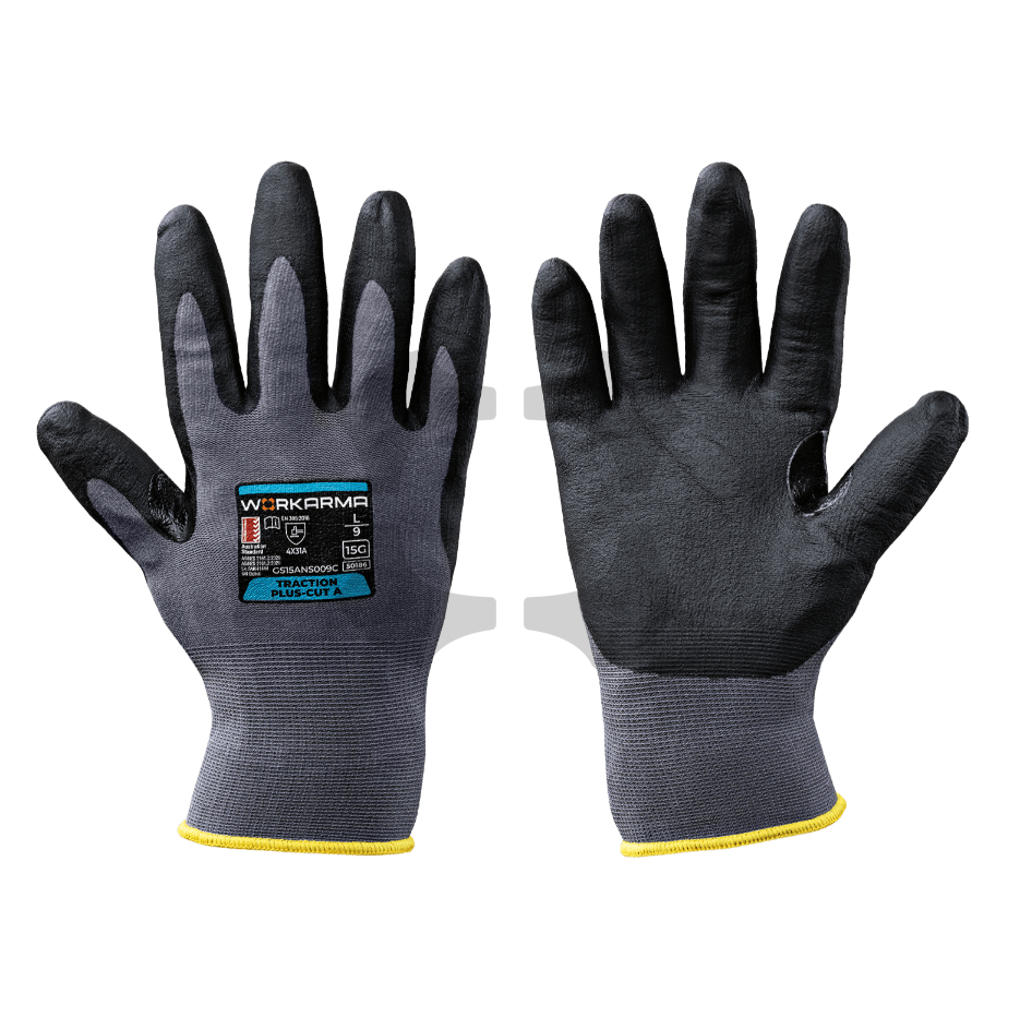 WorkArma Utility Dipped Glove Traction Plus