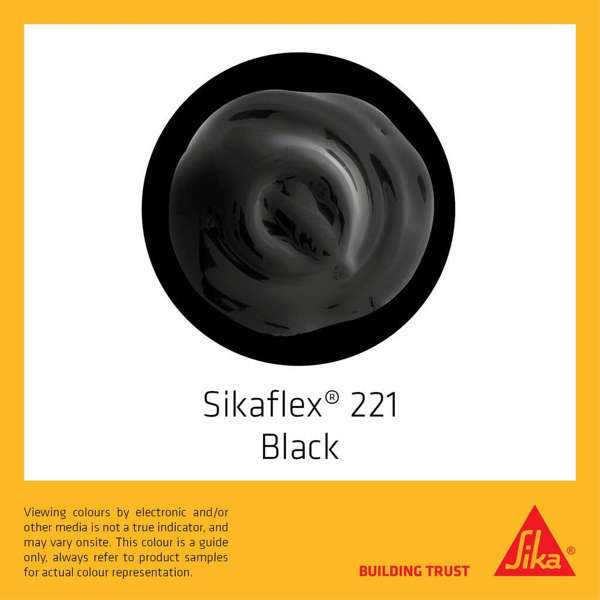 Sika Sealant Sikaflex 221 Industrial Black 310ml