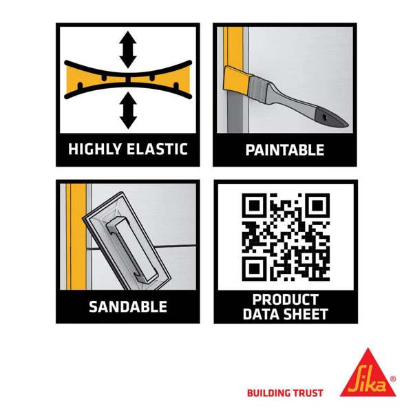 Sika Sikaflex-221 Industrial Adhesive Sealant White 310ml