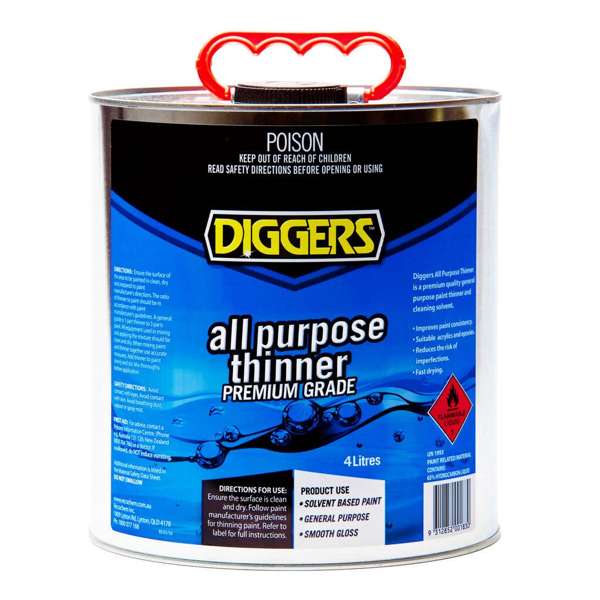 Diggers All Purpose Thinner 4L