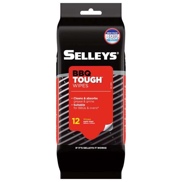 Selleys BBQ Tough Cleaner Wipes - 12 Pack