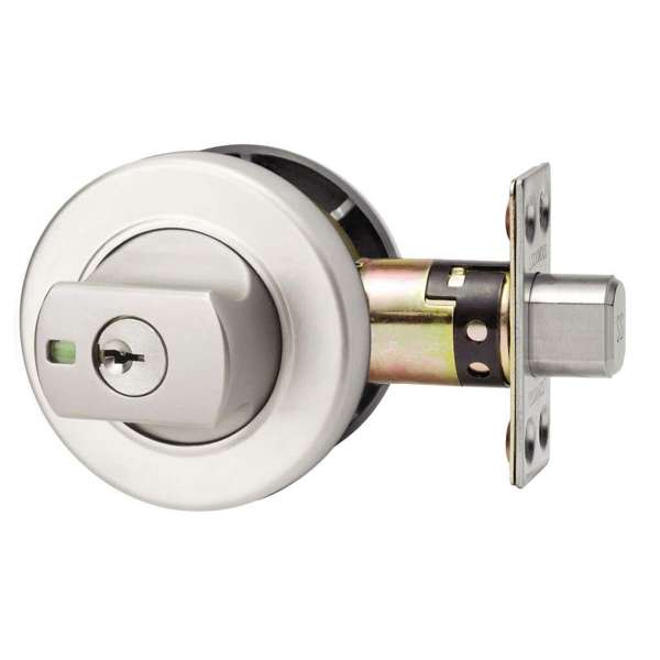 Lockwood Paradigm 005 Double Cylinder Deadbolt Round Satin Chrome Pearl