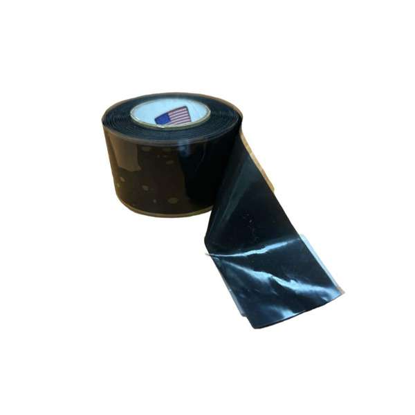 Tommy Tape Silicone Black 25mm x 3m