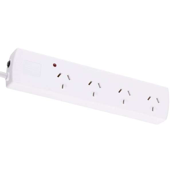 Arlec 4 Outlet Powerboard with Surge Protection