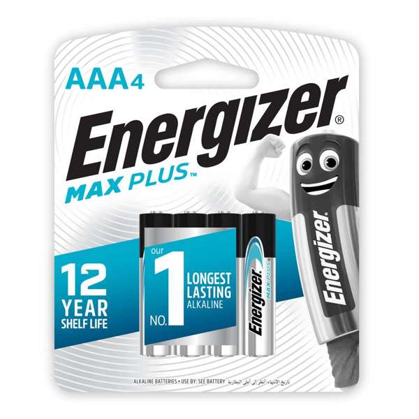 Energizer Max Plus AAA Battery - 4 Pack