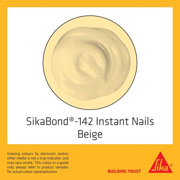 Sika Sikabond 142 Instant Nails Construction Adhesive 290ml