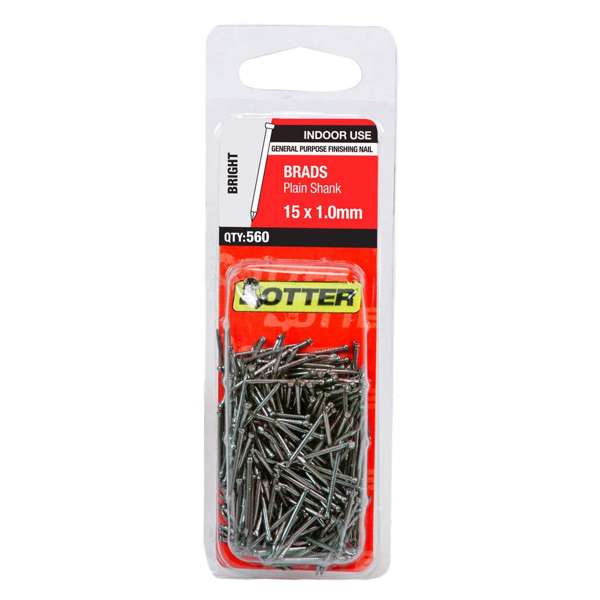 Otter Nail Bullet Head Bright 15 x 1.00mm - Handy Pack