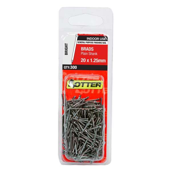 Otter Nail Bullet Head Bright 20 x 1.25mm - Handy Pack