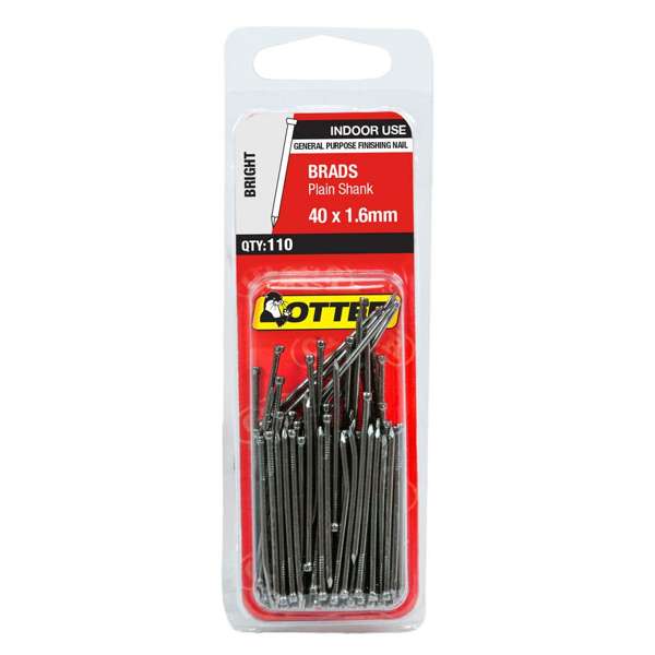 Otter Nail Bullet Head Bright 40 x 1.60mm - Handy Pack