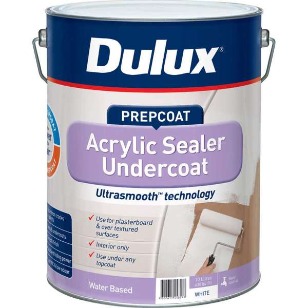 Dulux Acrylic Sealer Undercoat White 10L