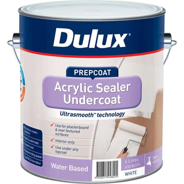 Dulux Acrylic Sealer Undercoat White 4L