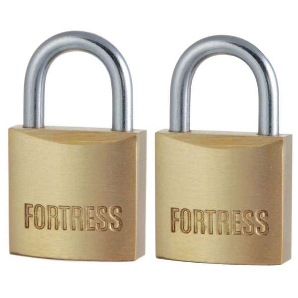 Master Lock Fortress Padlock 20mm - 2 Pack