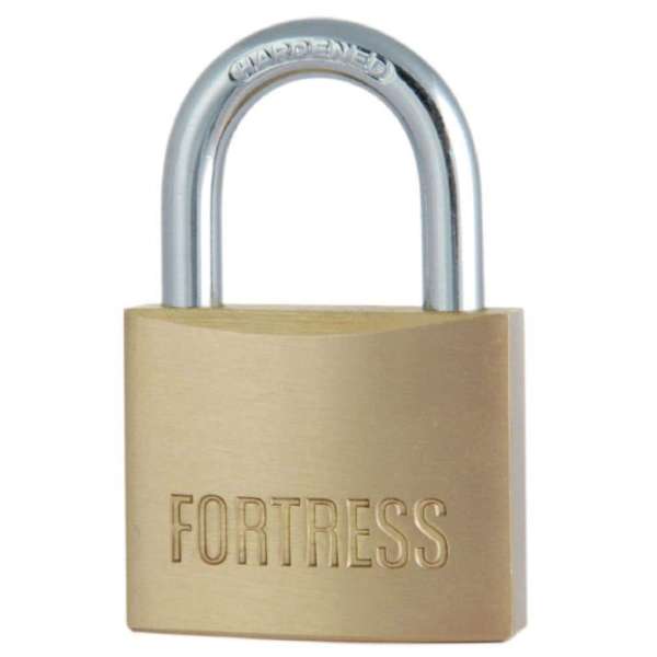 Master Lock Fortress Padlock Brass