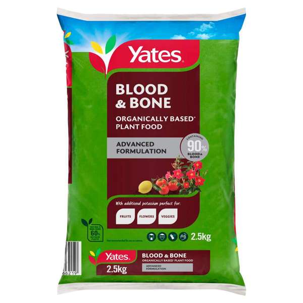 Yates Blood & Bone Organically Based Plant Food Advanced Formulation 2.5kg