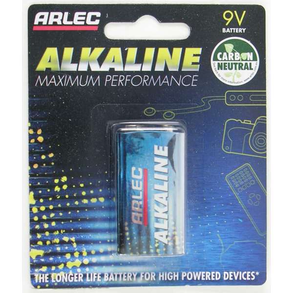 Arlec 9V Alkaline Battery