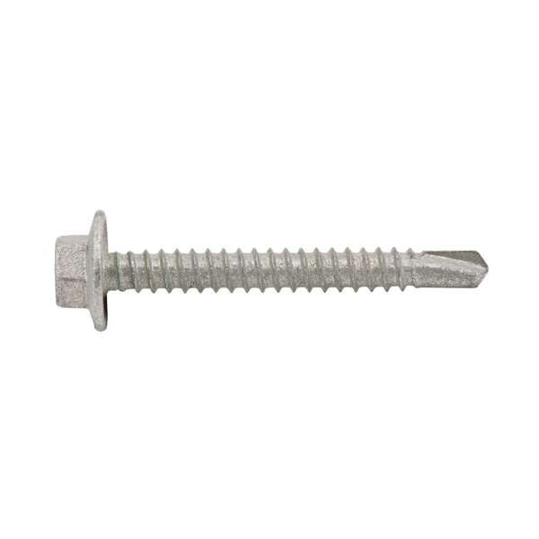 Zenith Metal Screws Hex Head Galvanised 12G x 45mm - 50 Pack