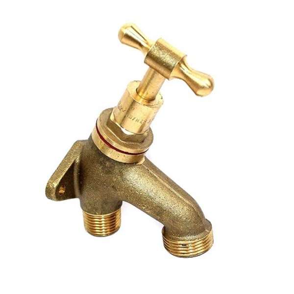 Mildon Back Plated Hose Cock Male 1/2"