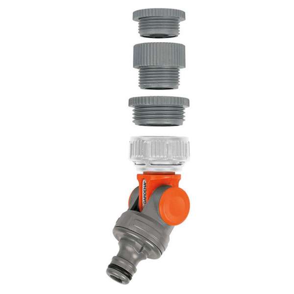 Gardena Angled Swivel Tap Connector 13mm