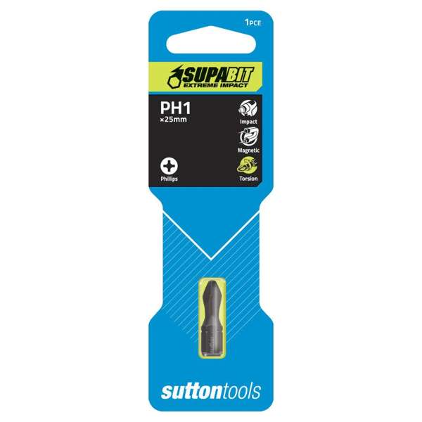 Sutton Tools Phillips Impact Screwdriver Bit