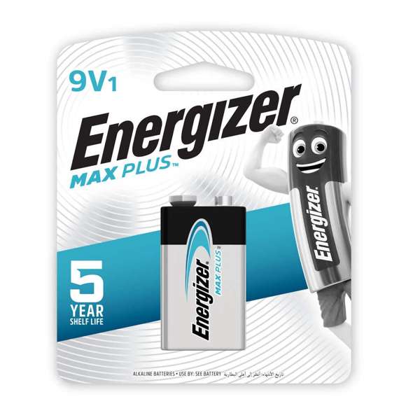 Energizer 9V Battery Max Plus - 1 Pack