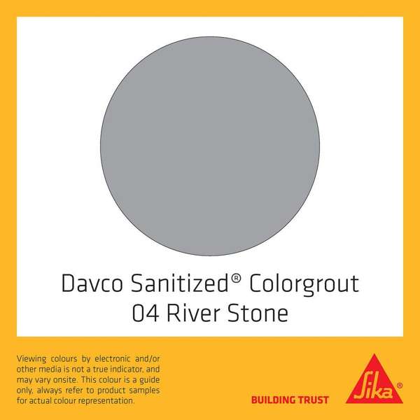 Davco Grout Sanitized Colorgrout 04 Riverstone 1.5kg