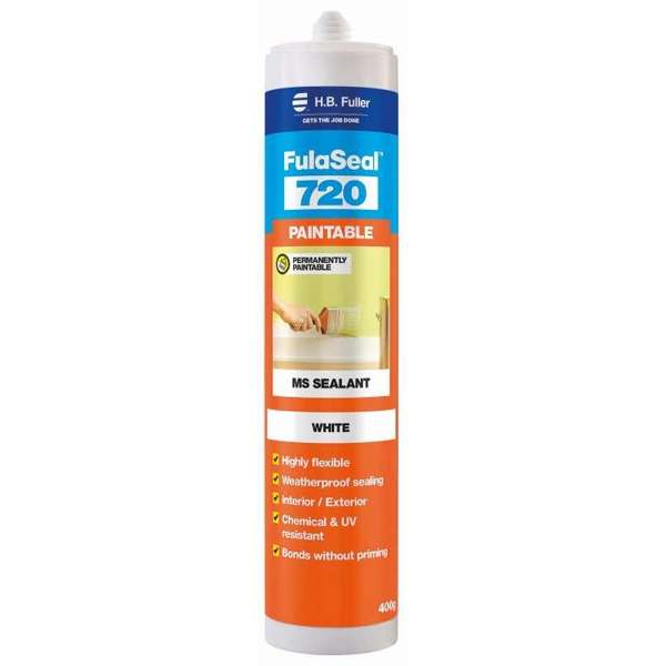 H.B. Fuller FulaSeal 720 Paintable Sealant White 400g