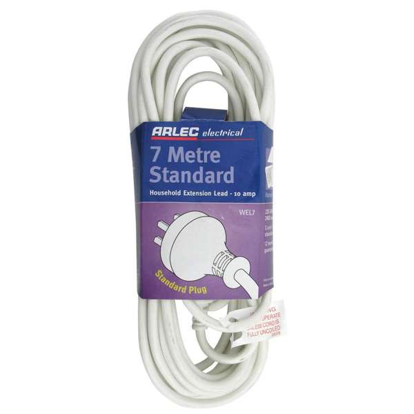 Arlec 10A Domestic Extension Lead 7m 1.0mm2